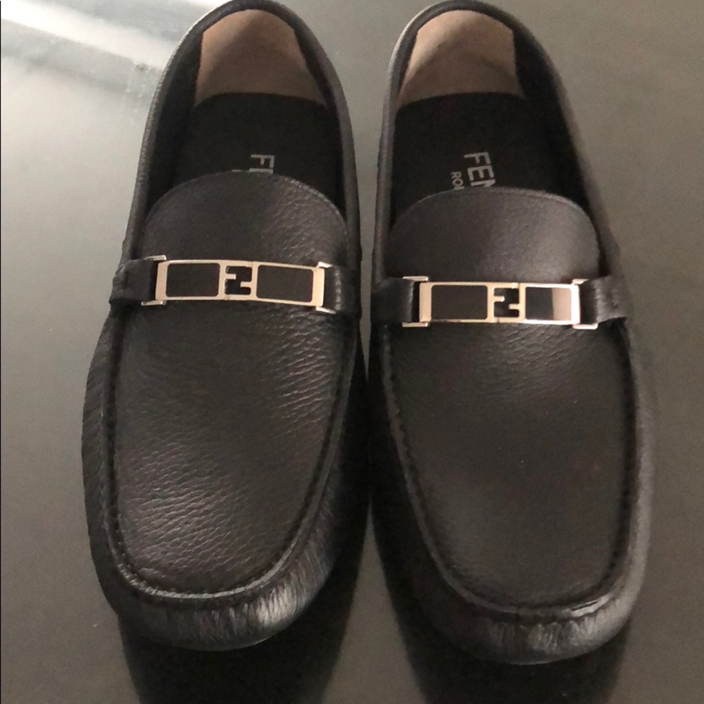 Brand new black Fendi drivers